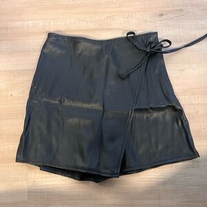 Abercrombie & Fitch Black Wrap Skort